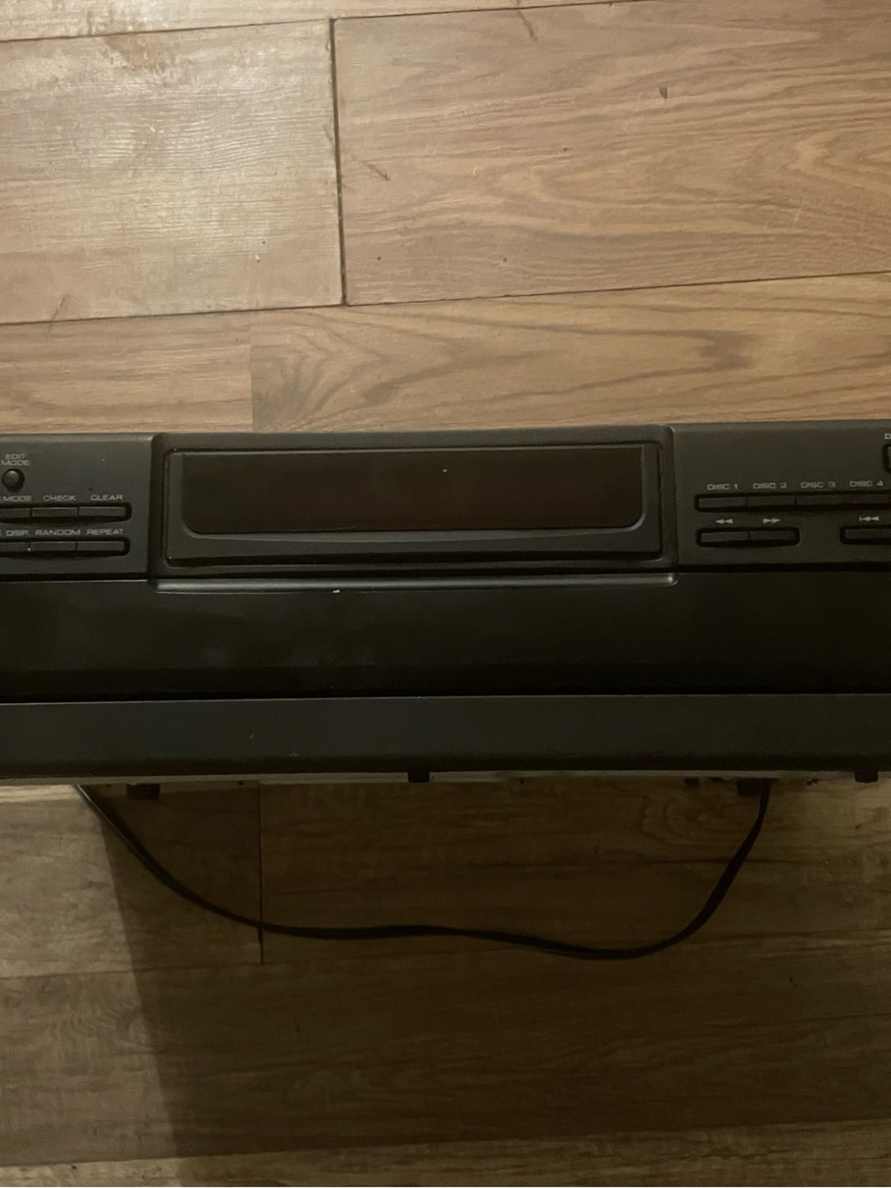 Kenwood Black Portable CD Player with Top-Loading Tray